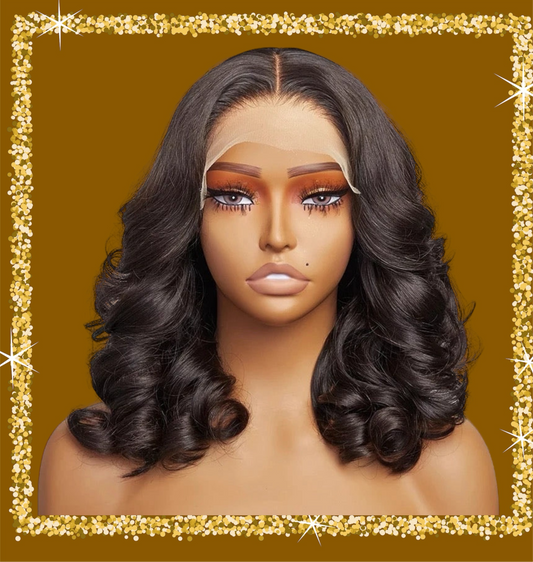 Loose wave human hair wig